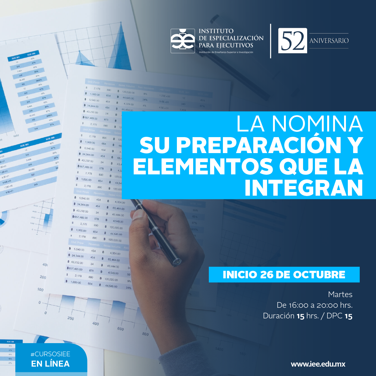 Curso en Línea La Nomina su Preparación y Elementos que la Integran