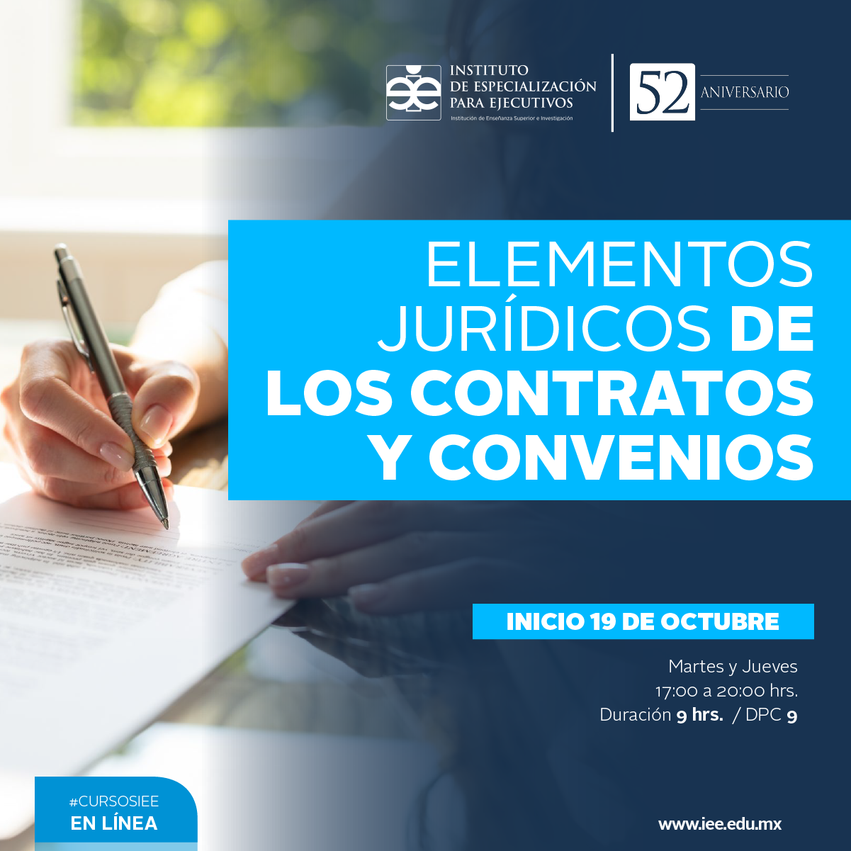 Curso en Línea en Elementos Jurídicos de los Contratos y Convenios