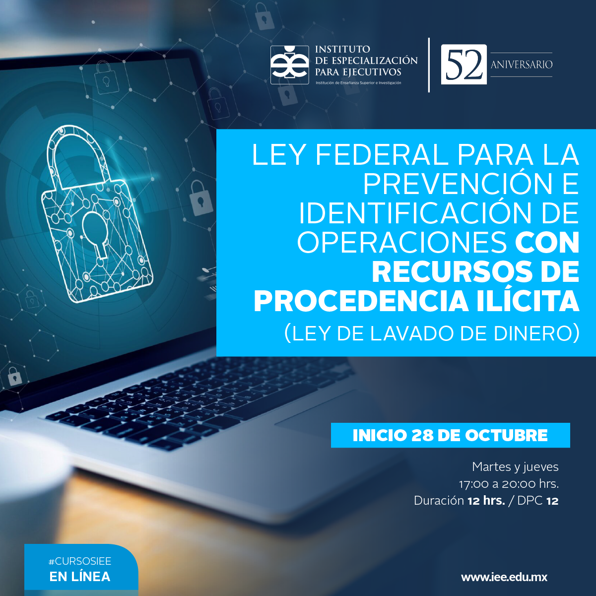 Curso en Línea en Ley Federal para la Prevención e Identificación de Operaciones con Recursos de Procedencia Ilícita (Ley de Lavado de Dinero)
