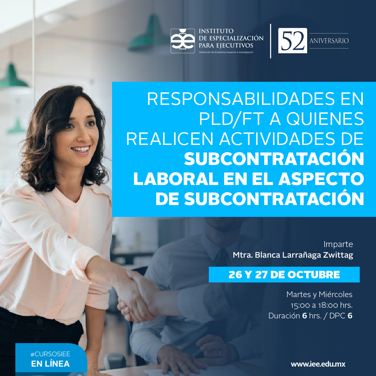 Curso en Línea en Responsabilidades en PLD/FT a Quienes Realicen Actividades de Subcontratación Laboral en el Aspecto de Subcontratación