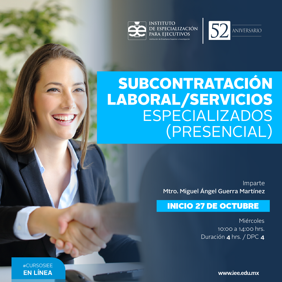 Curso Presencial en Subcontratación Laboral/Servicios Especializados (Presencial)