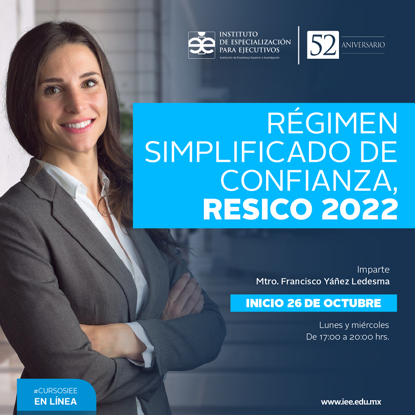 Curso en Línea Régimen simplificado de confianza RESICO 2022