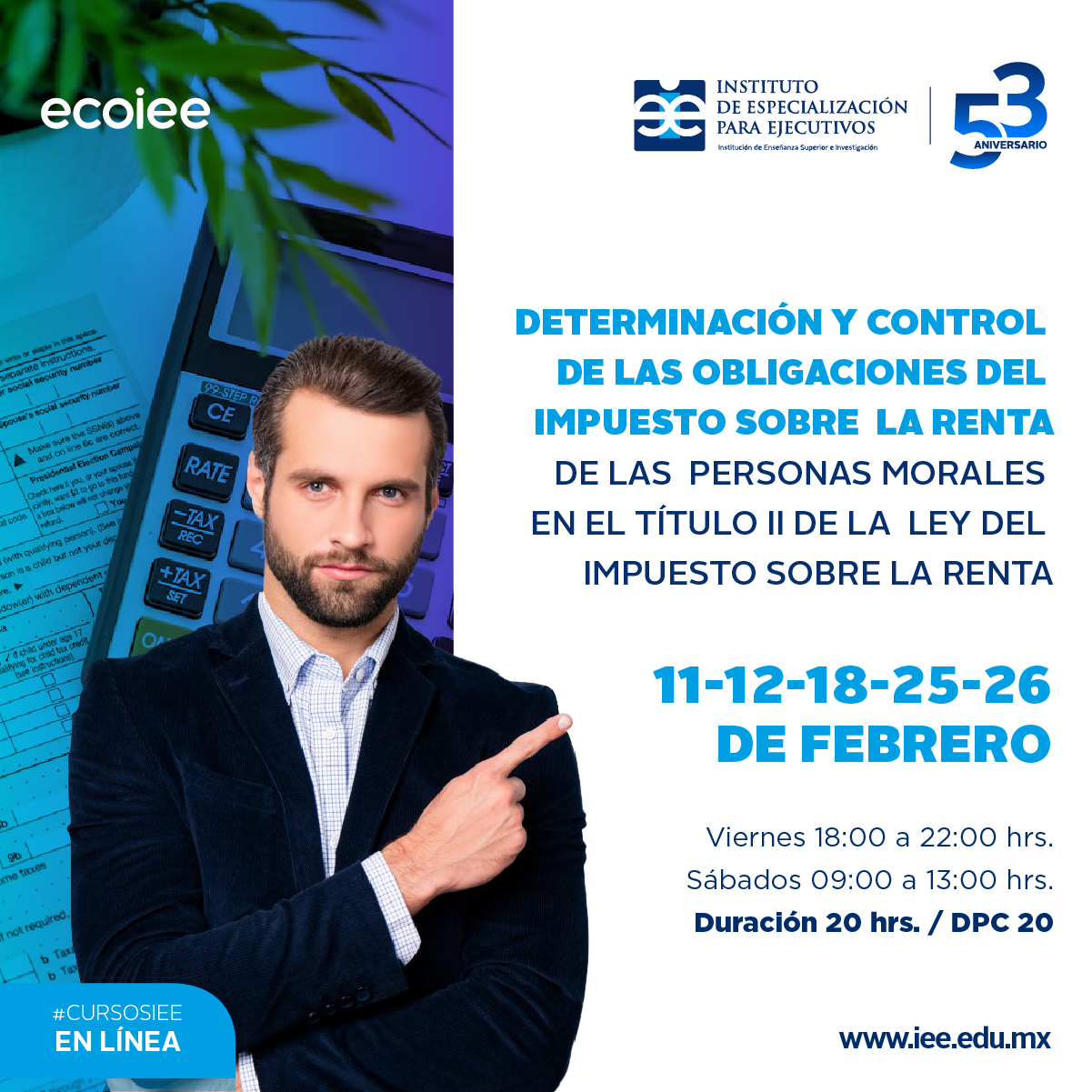 Curso en Línea Determinación y Control de las Obligaciones del Impuesto sobre la Renta de las Personas Morales en el Título II de la Ley del Impuesto Sobre la Renta