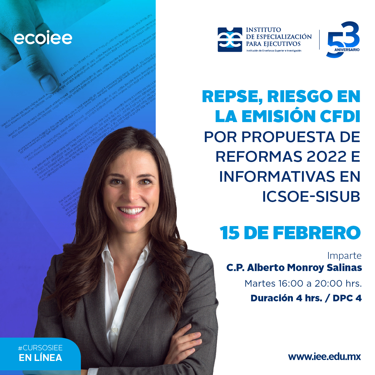 Curso en Línea REPSE, Riesgo en la Emisión CFDI por Propuesta de Reformas 2022 e Informativas en ICSOE-SISUB