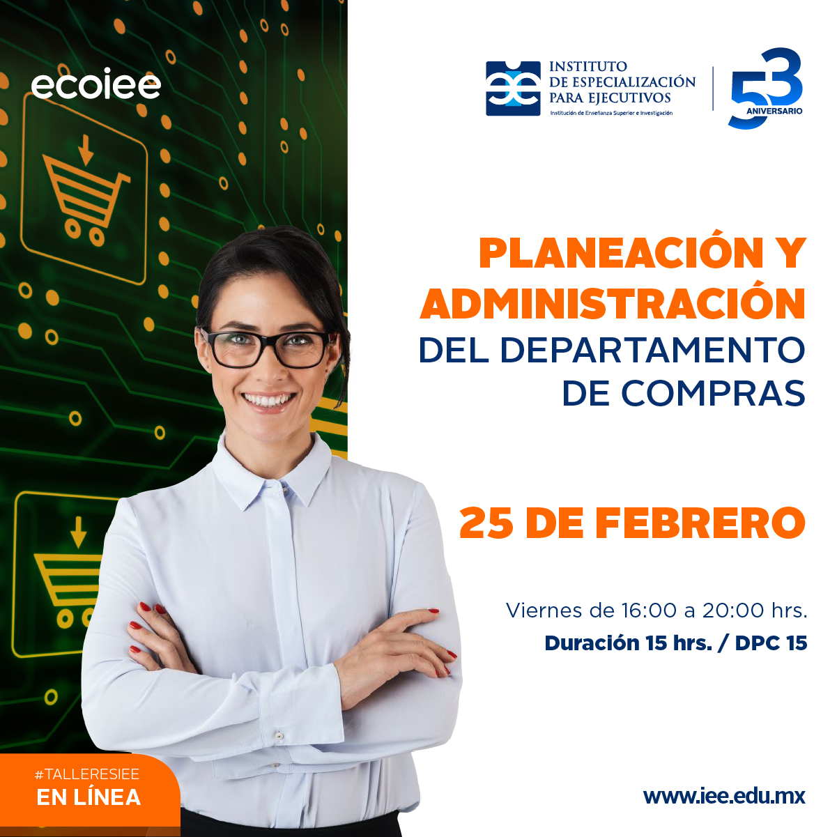 Taller en Línea en Planeación y Administración del Departamento de Compras