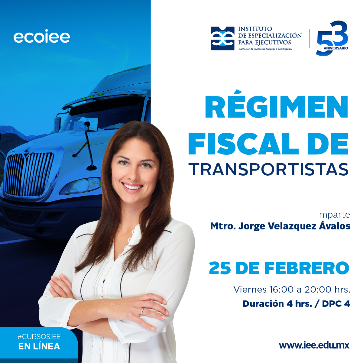 Curso en Línea Régimen Fiscal de Transportistas