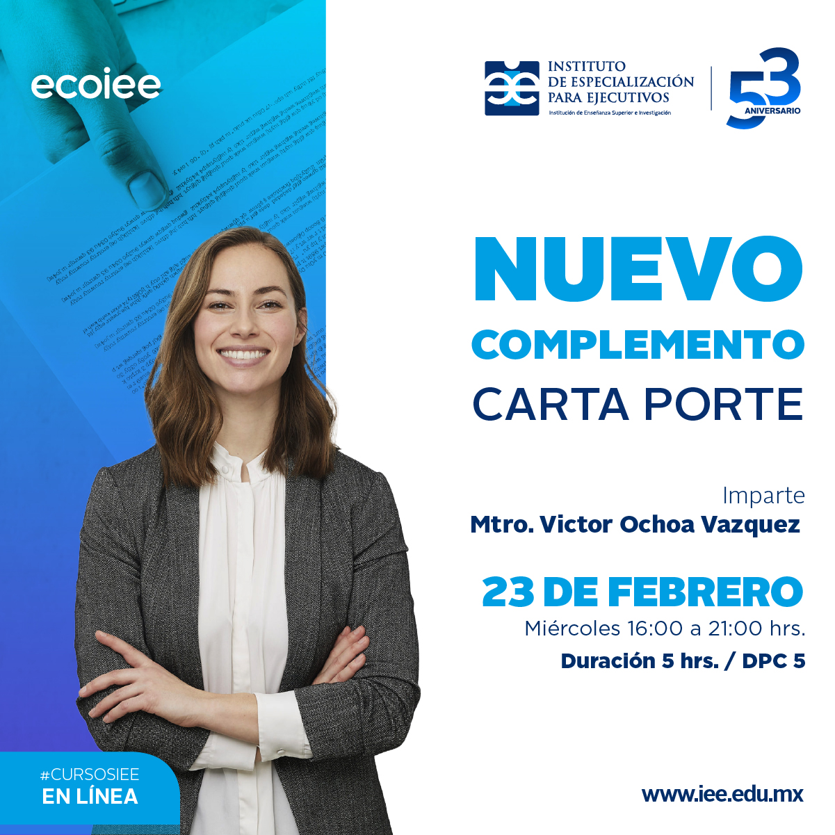 Curso en Línea Nuevo Complemento Carta Porte