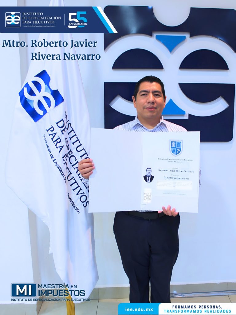 Graduado en la Maestría en Impuestos